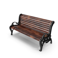 Antique Park Bench PNG & PSD Images