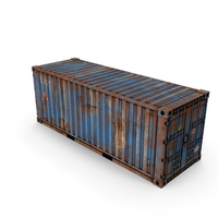 Blue Container PNG & PSD Images