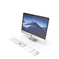 Apple iMac 2018 Silver PNG & PSD Images