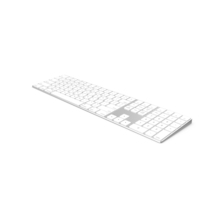 Apple Magic Keyboard Silver PNG & PSD Images