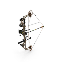 Armed Hunting Compound Bow Bear Cruzer G2 Camo PNG & PSD Images
