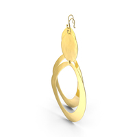Crinckle Earrings PNG & PSD Images