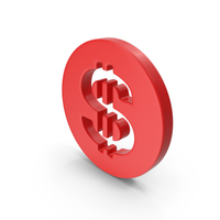 Dollar Red PNG & PSD Images