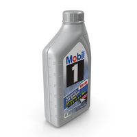 Bottle 1L Motor Oil Mobil PNG & PSD Images