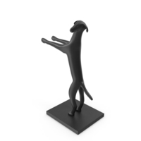 Black Dog Sculpture PNG & PSD Images