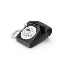 Classic Style Rotary Dial Table Phone PNG & PSD Images