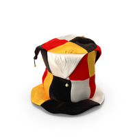 Clown Top Hat with Bells PNG & PSD Images