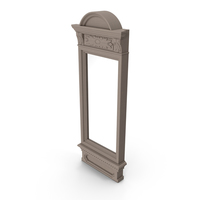 Restoration Hardware 1870 French Demilune Mirror Door PNG & PSD Images