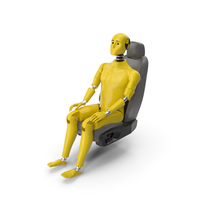 Crash Test Dummy in Car Seat PNG & PSD Images