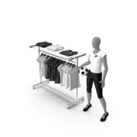 Mini Stand With Mannequin PNG & PSD Images