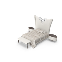 Elledue Luxury Art Deco Bedroom Set PNG & PSD Images