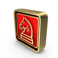 Knight Icon Gold PNG & PSD Images