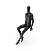 Seated Male Mannequin PNG & PSD Images