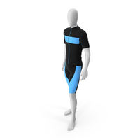 Male Sport Cycling Suit PNG & PSD Images