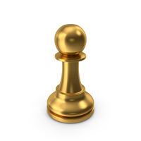 Chess Pawn Gold PNG & PSD Images