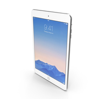 Apple iPad Mini 3 Silver PNG & PSD Images