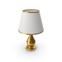 Bedroom Lamp Gold PNG & PSD Images