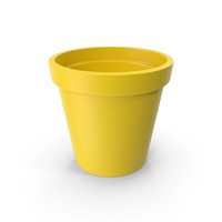 Ceramic Pot Yellow PNG & PSD Images