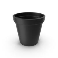 Ceramic Pot Black PNG & PSD Images