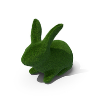 Rabbit Topiary PNG & PSD Images