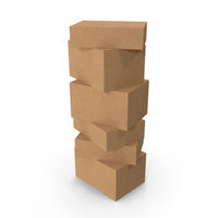 Stack of Cardboard Boxes PNG & PSD Images