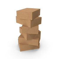 Stack of Cardboard Boxes PNG & PSD Images