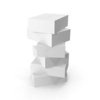 Stack of White Boxes PNG & PSD Images