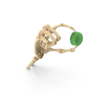 Skeleton Hand Holding a Gummy Candy PNG & PSD Images