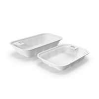 Empty Wrapped Food Tray PNG & PSD Images