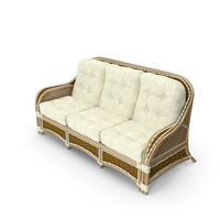 Albany Rattan Sofa PNG & PSD Images