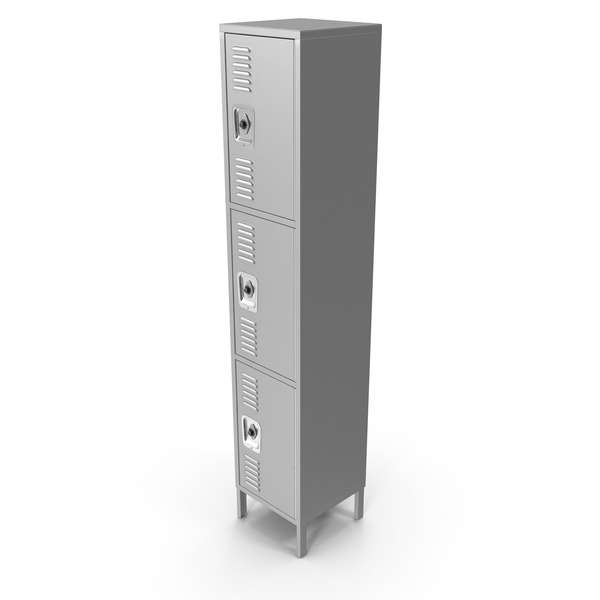 3-Door Steel Locker PNG & PSD Images