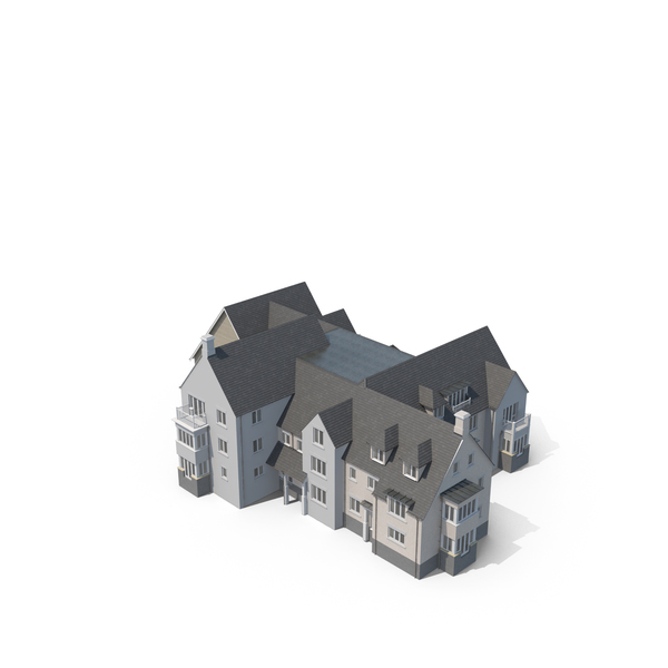 Colonial British Houses PNG & PSD Images