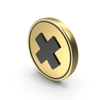 Multiply Cross Coin Sign Icon Symbol PNG & PSD Images