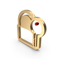 Unlock Key Password Logo Icon PNG & PSD Images