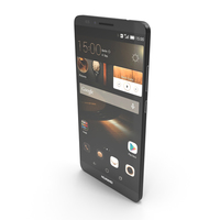 Huawei Ascend Mate 7 Black PNG & PSD Images