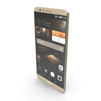 Huawei Ascend Mate 7 Gold PNG & PSD Images