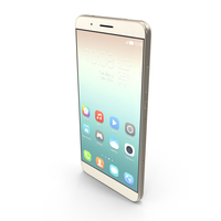Huawei Honor 7i Gold PNG & PSD Images