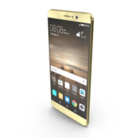 Huawei Mate 9 Champagne Gold with SD/SIM Card Tray PNG & PSD Images