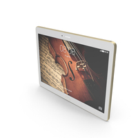 Huawei MediaPad M2 10 Gold PNG & PSD Images