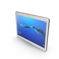 Huawei MediaPad M3 Lite 10 Gold PNG & PSD Images