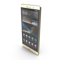 Huawei P8 Max Gold PNG & PSD Images