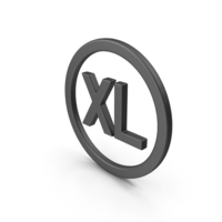 Size Extra Large Logo PNG & PSD Images