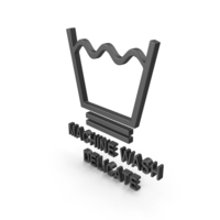 Textile Care Symbol Machine Wash Delicate PNG & PSD Images