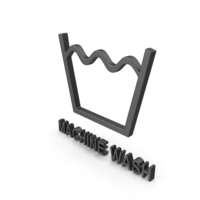 Textile Care Symbol Machine Wash PNG & PSD Images