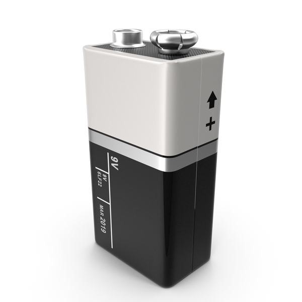9-Volt Battery PNG & PSD Images