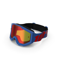 100 Strata Goggles Blue PNG & PSD Images