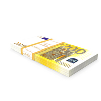 200 Euro Bundle Banknotes PNG & PSD Images