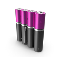 AAA Four Battery PNG & PSD Images