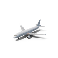 Airbus A320-200 Generic White PNG & PSD Images