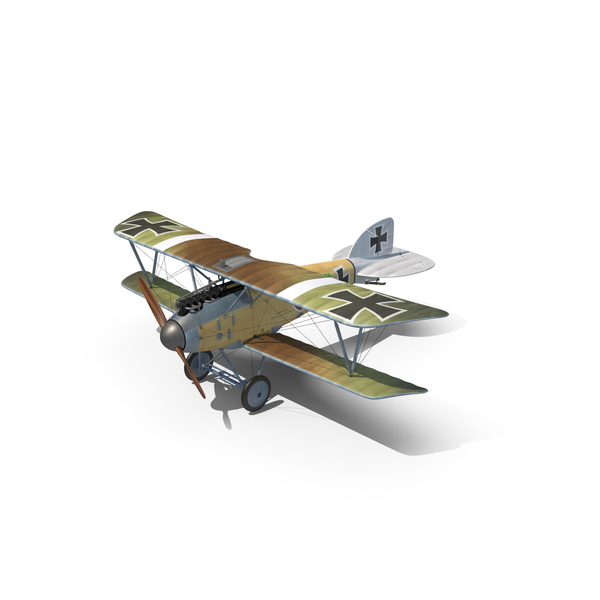 Albatros D.III Werner Voss PNG和PSD图像